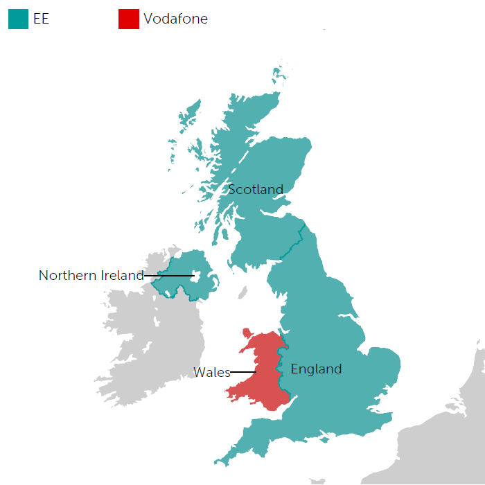 Vodafone dominates 4G Network Performance in Wales